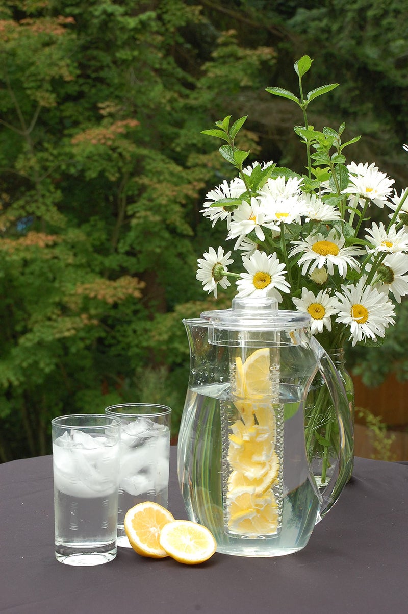 Prodyne Fruit Infusion Flavor Pitcher, Clear, 93 oz. - Image 5